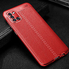 Custodia Silicone Morbida In Pelle Cover per Samsung Galaxy A31 Rosso