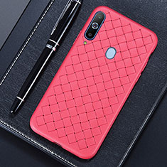 Custodia Silicone Morbida In Pelle Cover per Samsung Galaxy A8s SM-G8870 Rosso