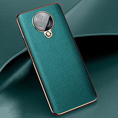 Custodia Silicone Morbida In Pelle Cover per Vivo Nex 3 5G Verde