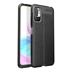 Custodia Silicone Morbida In Pelle Cover per Xiaomi POCO M3 Pro 5G Nero