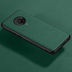 Custodia Silicone Morbida In Pelle Cover per Xiaomi Redmi K30 Pro Zoom Verde