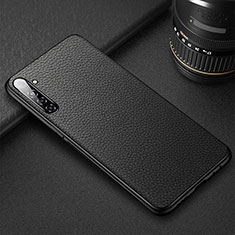 Custodia Silicone Morbida In Pelle Cover S01 per Oppo K5 Nero