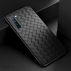 Custodia Silicone Morbida In Pelle Cover S04 per Oppo K7 5G Nero