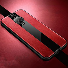 Custodia Silicone Morbida In Pelle Cover S04 per Vivo Nex 3 Rosso