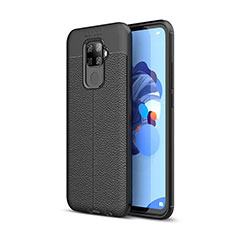 Custodia Silicone Morbida In Pelle Cover S05 per Huawei Nova 5z Nero