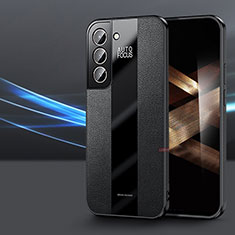 Custodia Silicone Morbida In Pelle Cover S07 per Samsung Galaxy S24 Plus 5G Nero