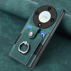 Custodia Silicone Morbida In Pelle Cover SD1 per Huawei Honor Magic5 Lite 5G Verde