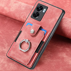 Custodia Silicone Morbida In Pelle Cover SD1 per OnePlus Nord N300 5G Rosa