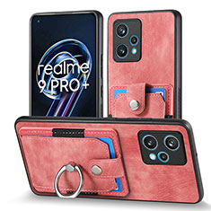 Custodia Silicone Morbida In Pelle Cover SD1 per Realme 9 Pro+ Plus 5G Rosa