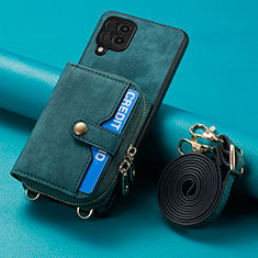 Custodia Silicone Morbida In Pelle Cover SD1 per Samsung Galaxy A12 Nacho Verde