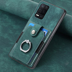 Custodia Silicone Morbida In Pelle Cover SD2 per Realme 8s 5G Verde
