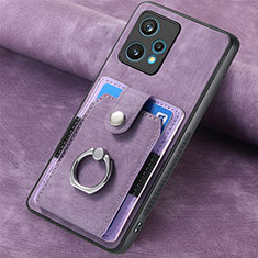 Custodia Silicone Morbida In Pelle Cover SD2 per Realme Narzo 50 Pro 5G Lavanda