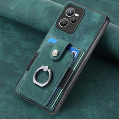 Custodia Silicone Morbida In Pelle Cover SD2 per Realme Narzo 50A Prime Verde