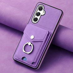 Custodia Silicone Morbida In Pelle Cover SD3 per Samsung Galaxy A14 4G Viola