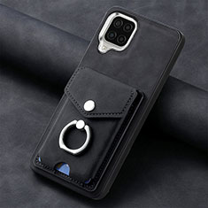 Custodia Silicone Morbida In Pelle Cover SD3 per Samsung Galaxy M32 4G Nero