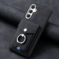 Custodia Silicone Morbida In Pelle Cover SD4 per Samsung Galaxy A04s Nero