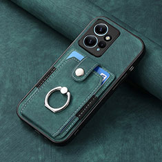 Custodia Silicone Morbida In Pelle Cover SD5 per Xiaomi Redmi Note 12 4G Verde