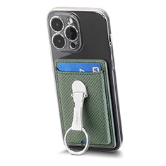 Custodia Silicone Morbida In Pelle Cover SD9 per Apple iPhone 14 Pro Max Verde