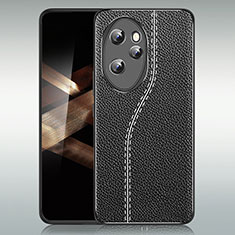 Custodia Silicone Morbida In Pelle Cover WL1 per Huawei Honor 100 Pro 5G Nero