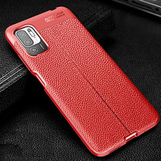 Custodia Silicone Morbida In Pelle Cover WL1 per Xiaomi Redmi Note 11 SE 5G Rosso