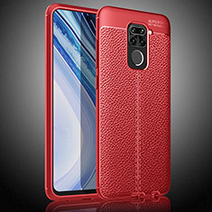 Custodia Silicone Morbida In Pelle Cover WL2 per Xiaomi Redmi 10X 4G Rosso