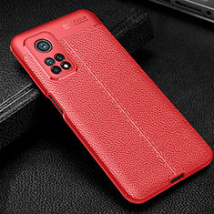 Custodia Silicone Morbida In Pelle Cover WL2 per Xiaomi Redmi K30S 5G Rosso