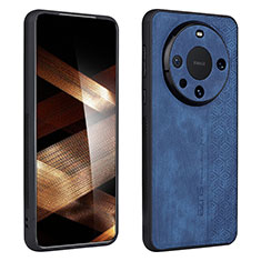 Custodia Silicone Morbida In Pelle Cover YZ1 per Huawei Mate 60 Pro+ Plus Blu