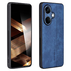Custodia Silicone Morbida In Pelle Cover YZ1 per OnePlus Nord CE 3 5G Blu