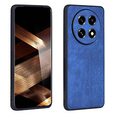 Custodia Silicone Morbida In Pelle Cover YZ1 per Oppo A2 Pro 5G Blu