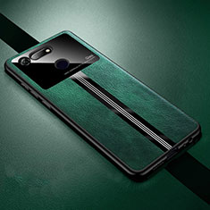 Custodia Silicone Morbida In Pelle Cover Z01 per Huawei Honor View 20 Verde