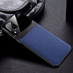 Custodia Silicone Morbida In Pelle Cover Z01 per Huawei Nova 6 SE Blu