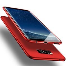 Custodia Silicone Morbida Lucido per Samsung Galaxy S8 Rosso