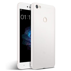 Custodia Silicone Morbida Lucido per Xiaomi Redmi Note 5A High Edition Bianco