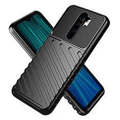 Custodia Silicone Morbida Spigato per Xiaomi Redmi Note 8 Pro Nero