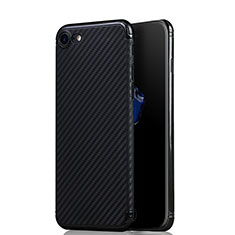 Custodia Silicone Morbida Spigato Z01 per Apple iPhone SE (2020) Nero