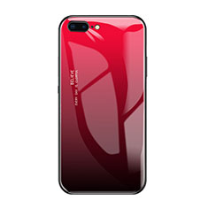 Custodia Silicone Specchio Laterale Cover A01 per Apple iPhone 7 Plus Rosso