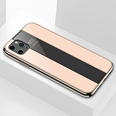 Custodia Silicone Specchio Laterale Cover F01 per Apple iPhone 11 Pro Max Oro