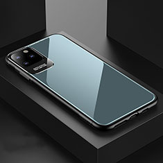 Custodia Silicone Specchio Laterale Cover G02 per Apple iPhone 11 Pro Blu