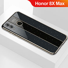 Custodia Silicone Specchio Laterale Cover M01 per Huawei Honor 8X Max Nero