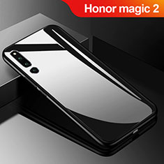 Custodia Silicone Specchio Laterale Cover M01 per Huawei Honor Magic 2 Nero