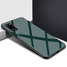 Custodia Silicone Specchio Laterale Cover M01 per Huawei Honor Play4 Pro 5G Verde