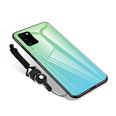 Custodia Silicone Specchio Laterale Cover M01 per Samsung Galaxy S20 FE 4G Verde