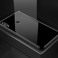 Custodia Silicone Specchio Laterale Cover M02 per Huawei Honor 8X Nero
