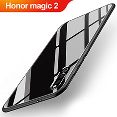 Custodia Silicone Specchio Laterale Cover M02 per Huawei Honor Magic 2 Nero