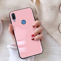 Custodia Silicone Specchio Laterale Cover M02 per Huawei P20 Lite Rosa