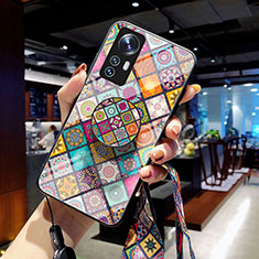 Custodia Silicone Specchio Laterale Cover M02 per Xiaomi Mi 12 5G Multicolore