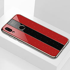Custodia Silicone Specchio Laterale Cover M03 per Xiaomi Redmi Note 7 Pro Rosso