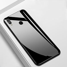 Custodia Silicone Specchio Laterale Cover M05 per Huawei Enjoy 9 Plus Nero