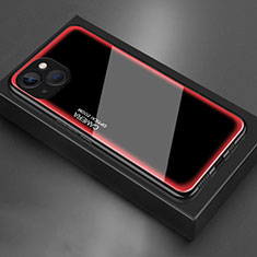 Custodia Silicone Specchio Laterale Cover per Apple iPhone 13 Rosa
