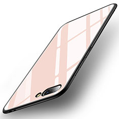 Custodia Silicone Specchio Laterale Cover per Huawei Honor 10 Rosa